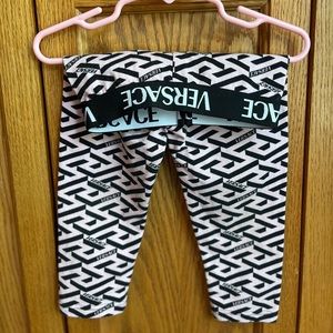 Versace toddler girl leggings
